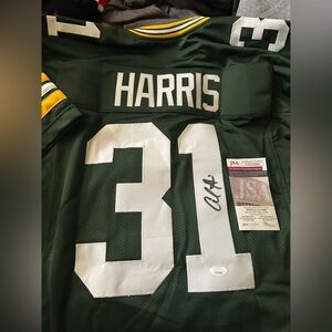 Ale Harris- Greenbay packers signed jersey